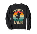 Best Soccer Dad Ever Soccer Player Sweatshirt - Aesthetic Graphic Unisex