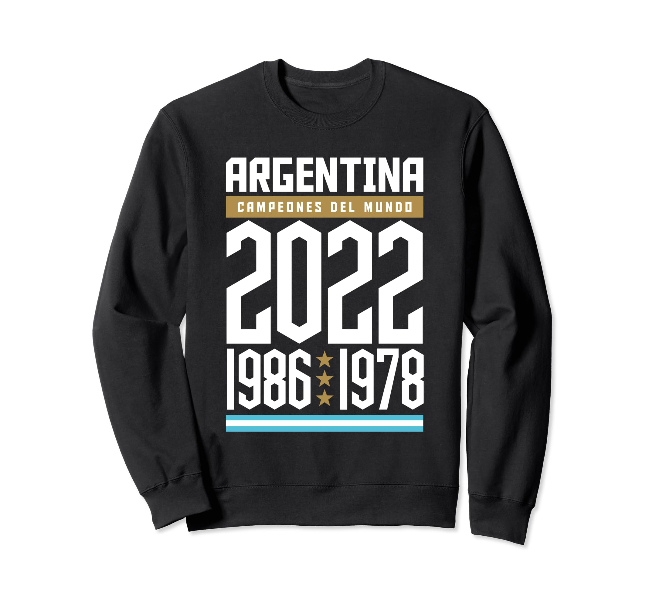 Argentina World Champion 2022 Sweatshirt - Novelty Apparel for Adults