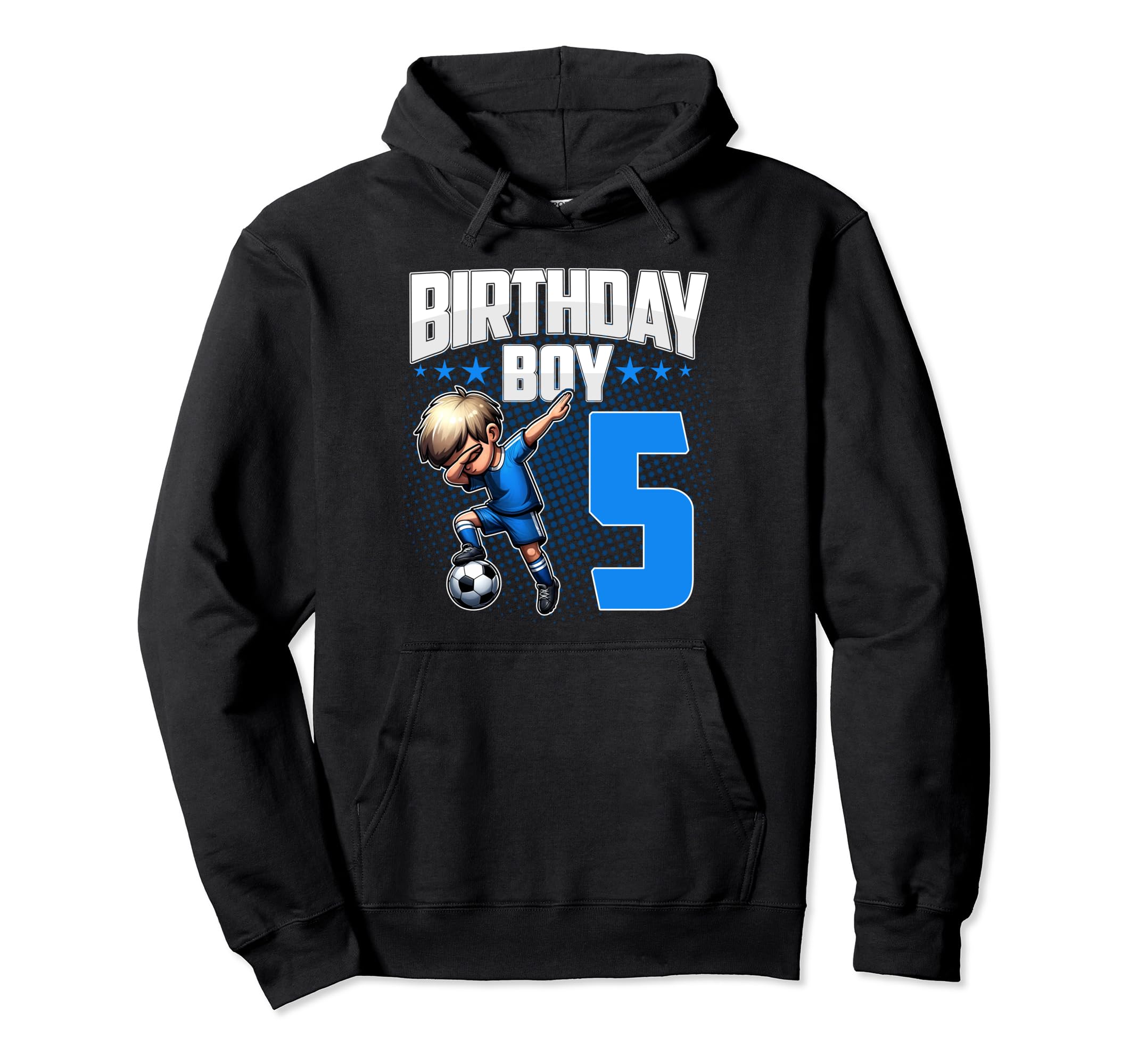 5Th Birthday Soccer Dabbing 5 Years Hoodie - Streetwear Style Men Women
