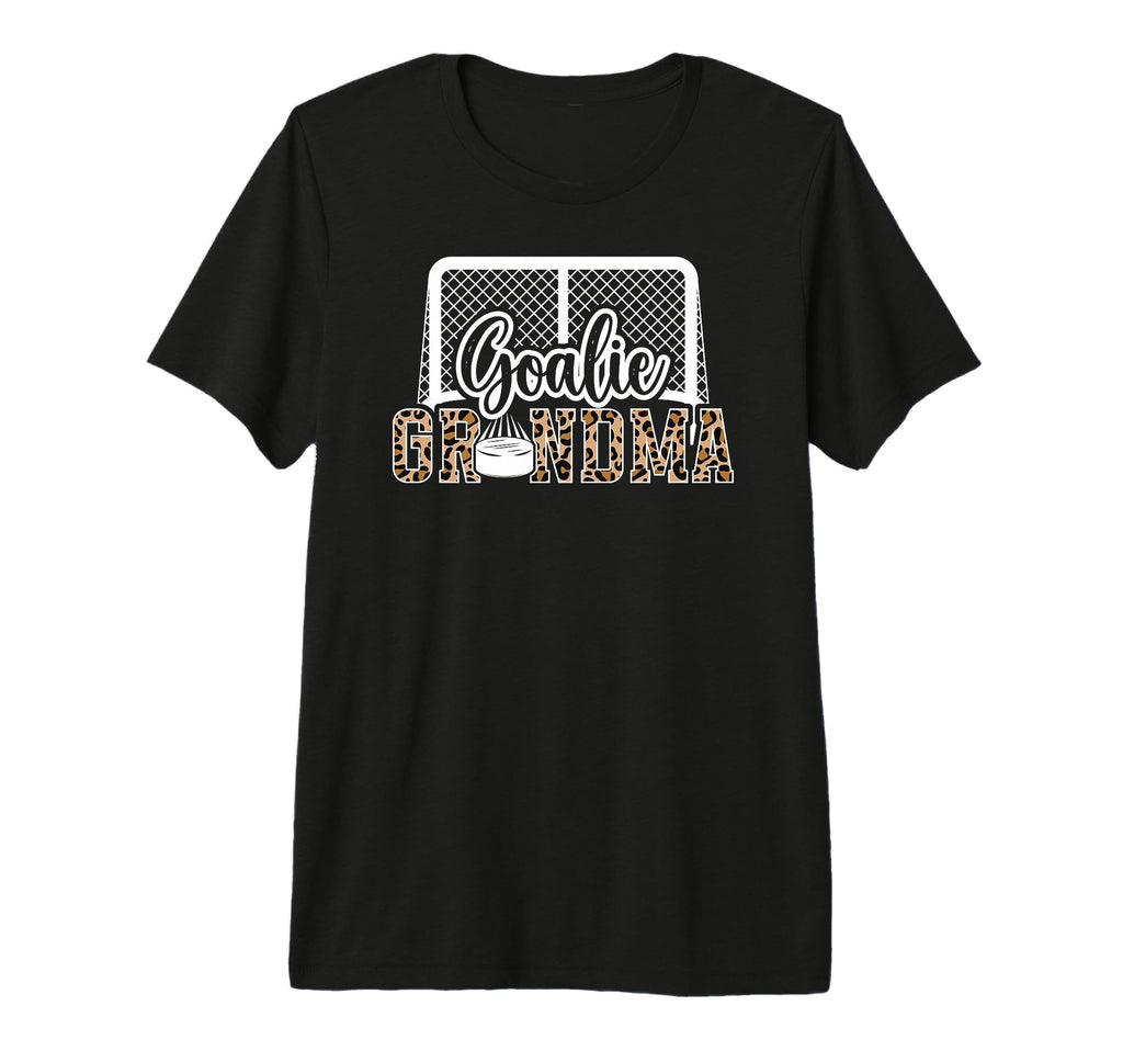 Ice Hockey Goalie Grandma Hockey T-Shirt - Trendy Graphic for Adults