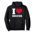 I Love Soccer Hoodie - Streetwear Style for Adults