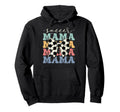 Soccer Mama Groovy Soccer Softball Mom Hoodie - Aesthetic Graphic Unisex