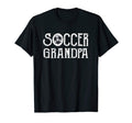 Mens Soccer Grandpa Grandfather T-Shirt - Trendy Graphic for Adults