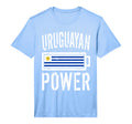 Uruguay Flag Uruguayan Power Battery T-Shirt - Aesthetic Graphic Unisex