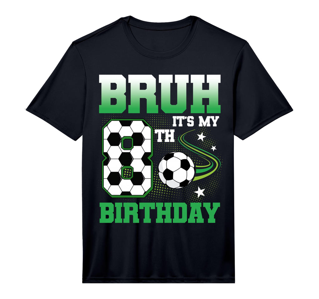 8 Year Old Bruh Its My 8Th Birthday T-Shirt - Graphic Print Men Women