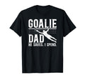 Funny Soccer Goalie Dad Soccer T-Shirt - Graphic Print for Adults