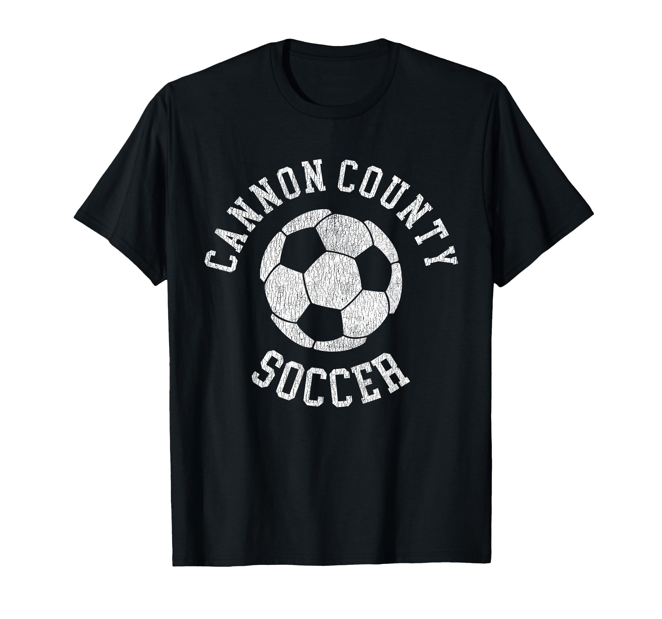 Cannon County Soccer Distressed 90S T-Shirt - Custom Art Print Men Women