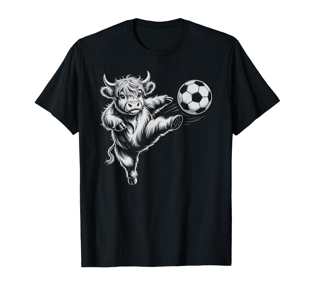 Funny Soccer Heifer Just Who Loves T-Shirt - Fun Novelty Design for Adults