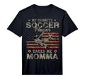Mens My Favorite Soccer Player Calls T-Shirt - Novelty Apparel for Adults