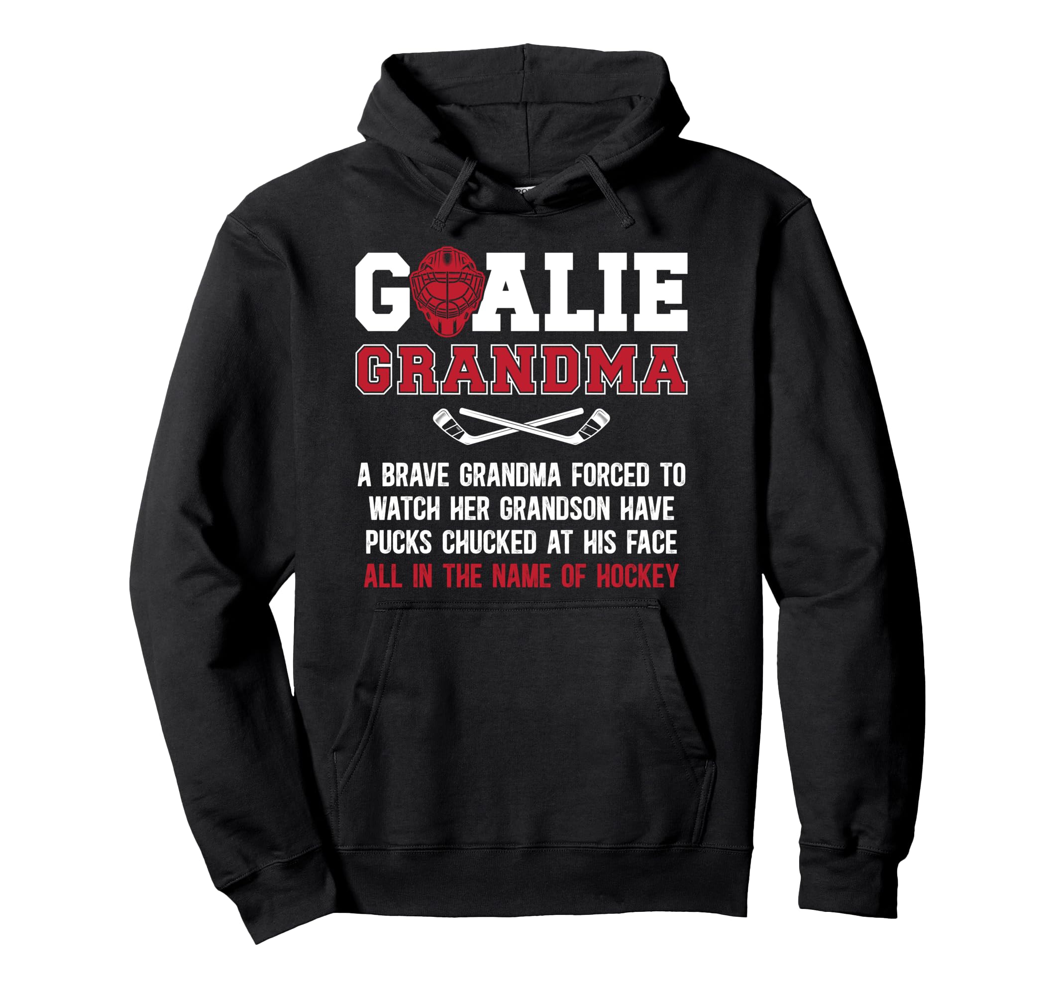 Hockey Goalie Grandma Hockey Keeper Hoodie - Streetwear Style Unisex