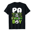 Soccer Pa Birthday Party Family Matching T-Shirt - Graphic Print for Adults