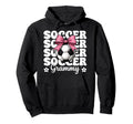 Soccer Grammy Soccer Grandma Soccer Nana Hoodie - Aesthetic Graphic Unisex