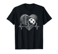 Heartbeat Soccer Player Goal Team T-Shirt - Unique Graphic Men Women