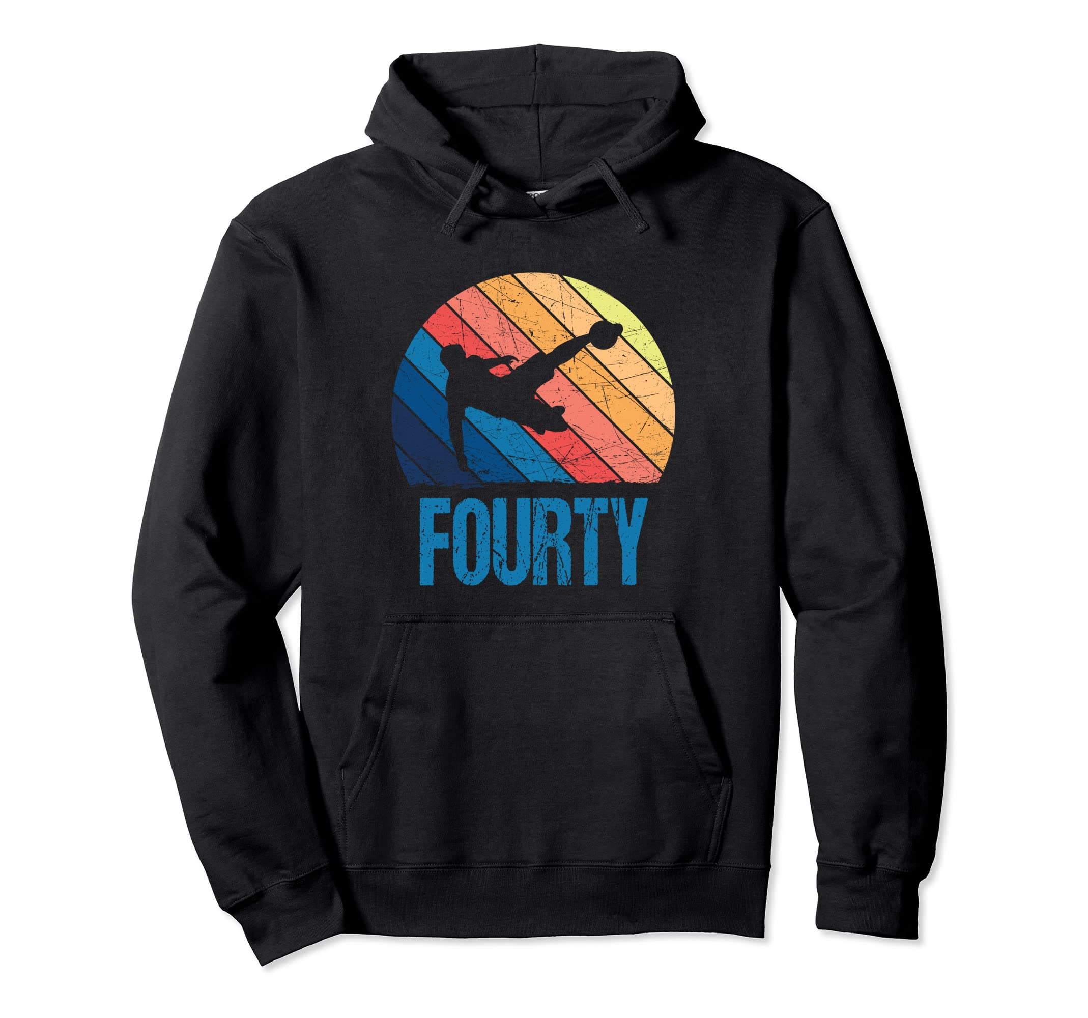 40Th Birthday Soccer 40 Years Old Hoodie - Aesthetic Graphic for Adults