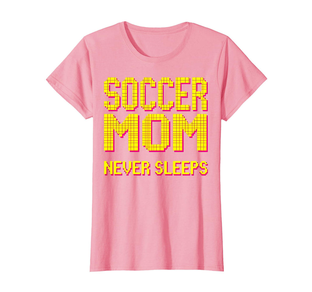 Soccer Mom Never Sleeps Funny Sports T-Shirt - Custom Art Print Unisex