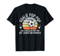 Soccer Goalie Pop Pop Definition T-Shirt - Minimalist Print for Adults
