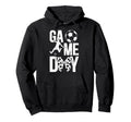 Game Day Soccer Game Day Coquette Hoodie - Minimalist Print Men Women