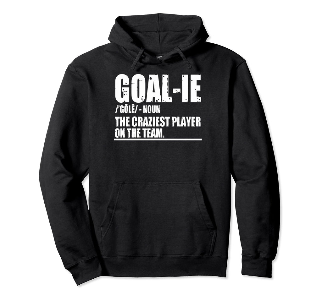 Goalkeeper Definition Ice Hockey Hoodie - Casual Everyday Wear for Adults