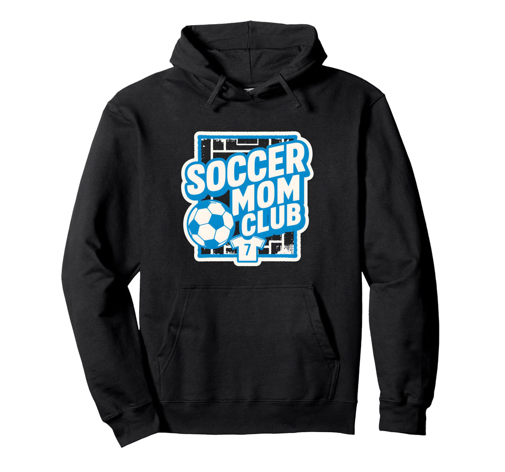 Soccer Mom Club Sideline Pride Hoodie - Casual Everyday Wear for Adults