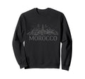 Morocco Skyline Marrakesh Sweatshirt - Streetwear Style for Adults