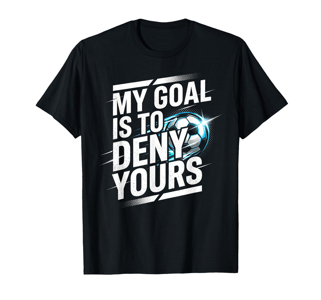 Competitive Soccer Goalkeeper T-Shirt - Trendy Graphic for Adults