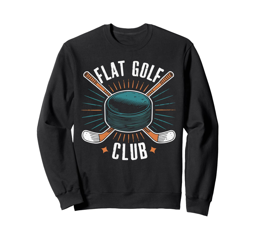 Funny Ice Hockey Player Winter Sport Sweatshirt - Minimalist Print Unisex