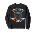 Funny Ice Hockey Player Winter Sport Sweatshirt - Minimalist Print Unisex