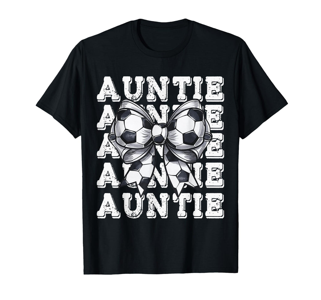 Coquette Soccer Auntie Matching T-Shirt - Streetwear Style for Adults