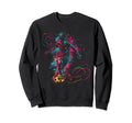 Soccer Player Sports Sweatshirt - Trendy Graphic Unisex