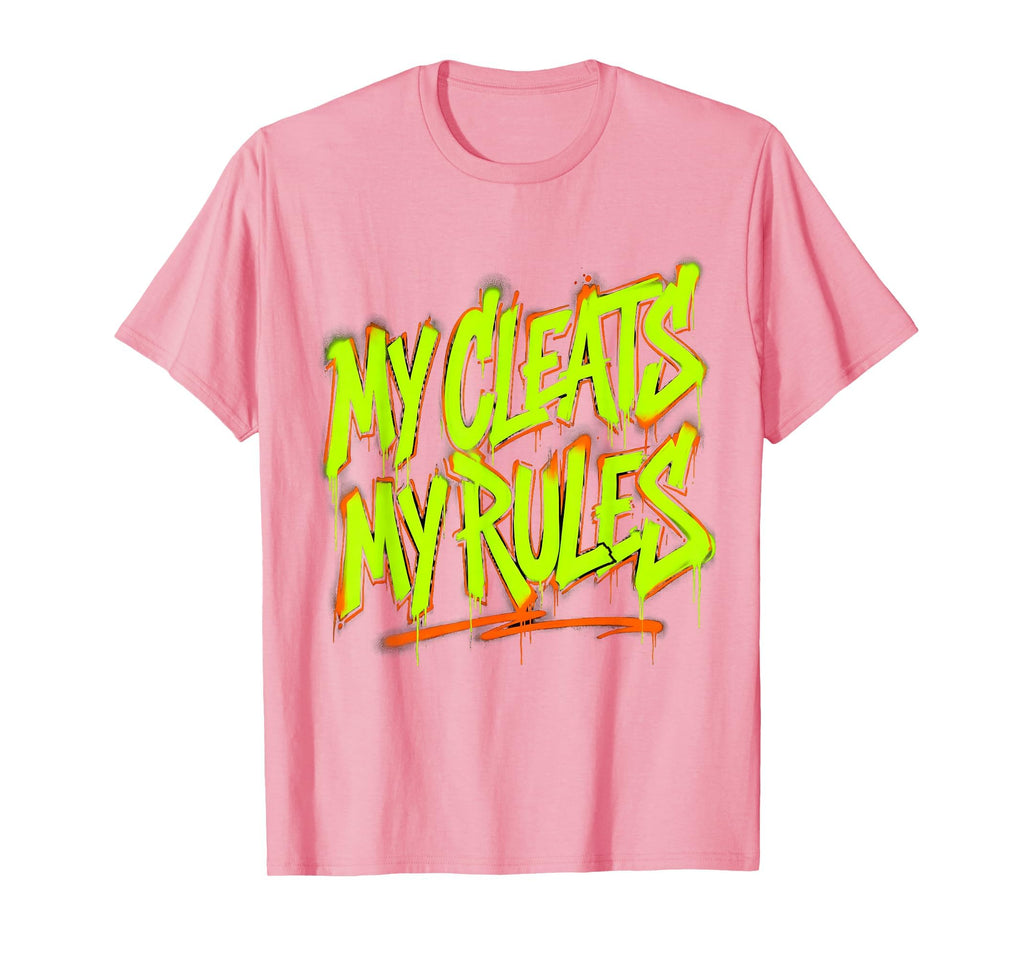 My Cleats My Rules Bold Soccer T-Shirt - Trendy Graphic for Adults