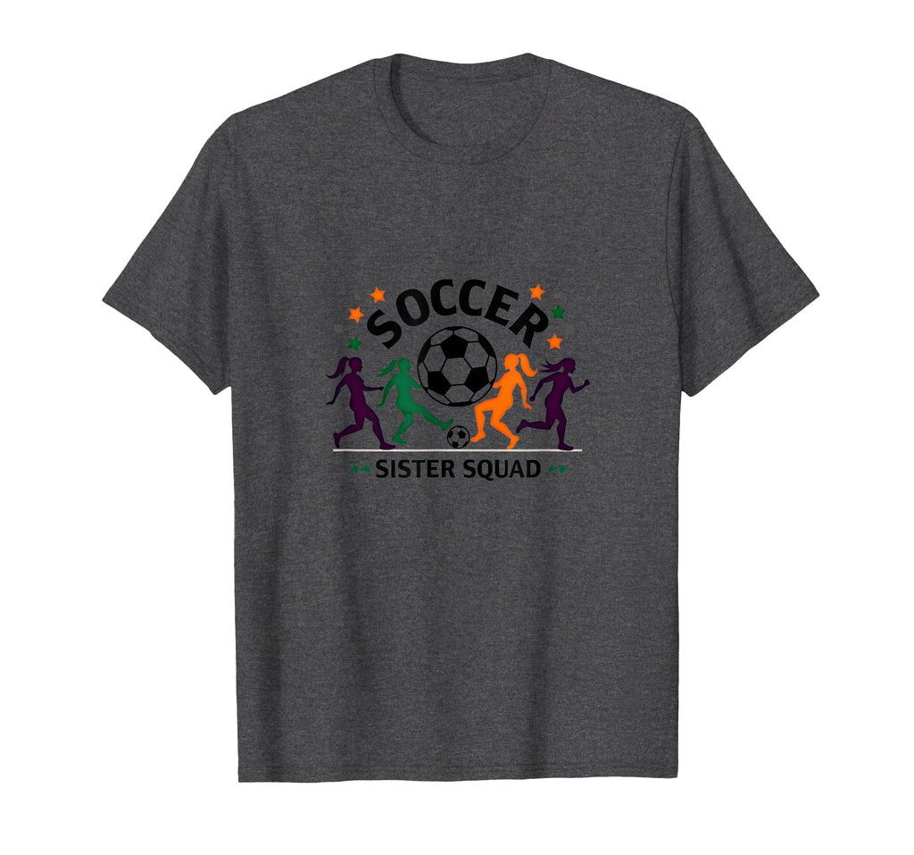 Soccer Sister Squad Team Spirit T-Shirt - Streetwear Style for Adults