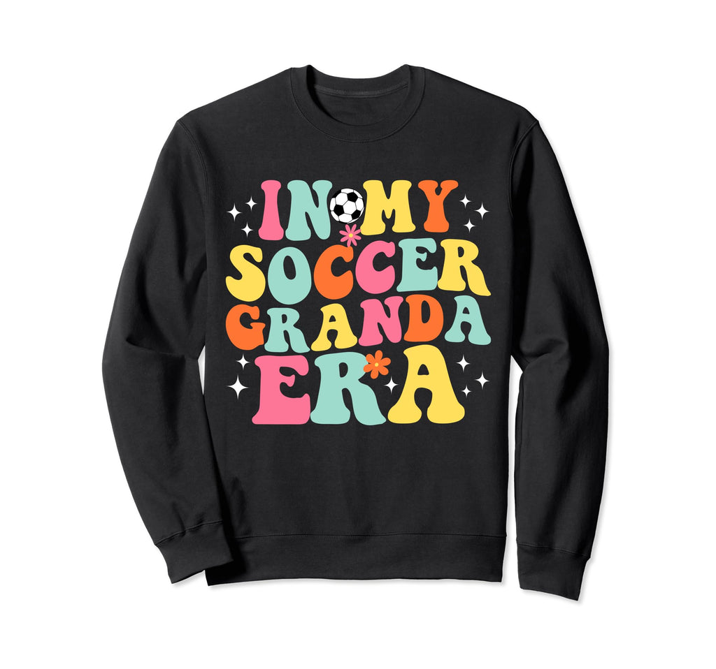 My Soccer Granda Era Game Day Groovy Sweatshirt - Fun Novelty Design Unisex