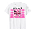 Lets Kick Some Grass Soccer Coquette T-Shirt - Aesthetic Graphic Men Women