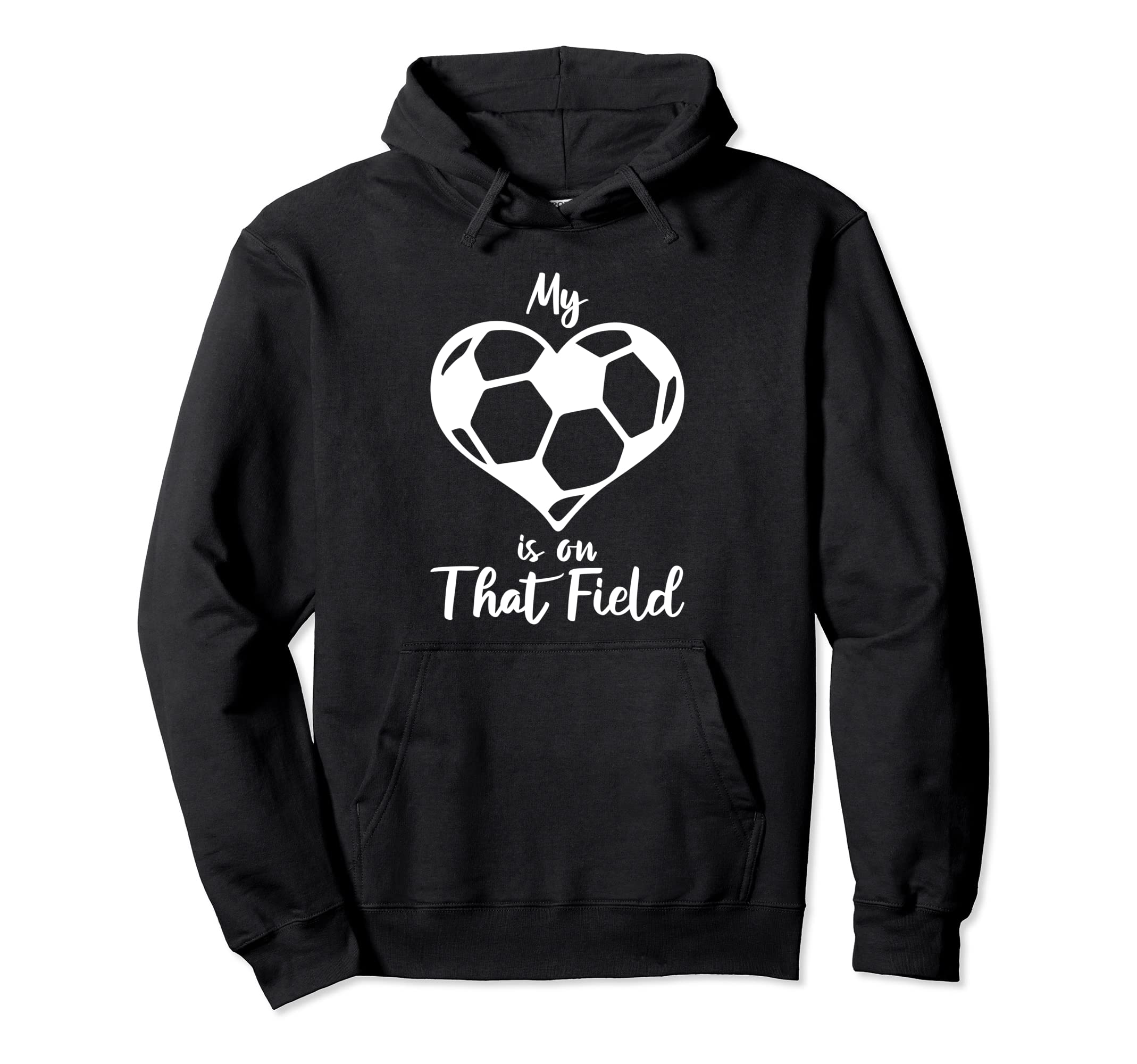 My Heart Is That Field Soccer Mama Hoodie - Custom Art Print Men Women