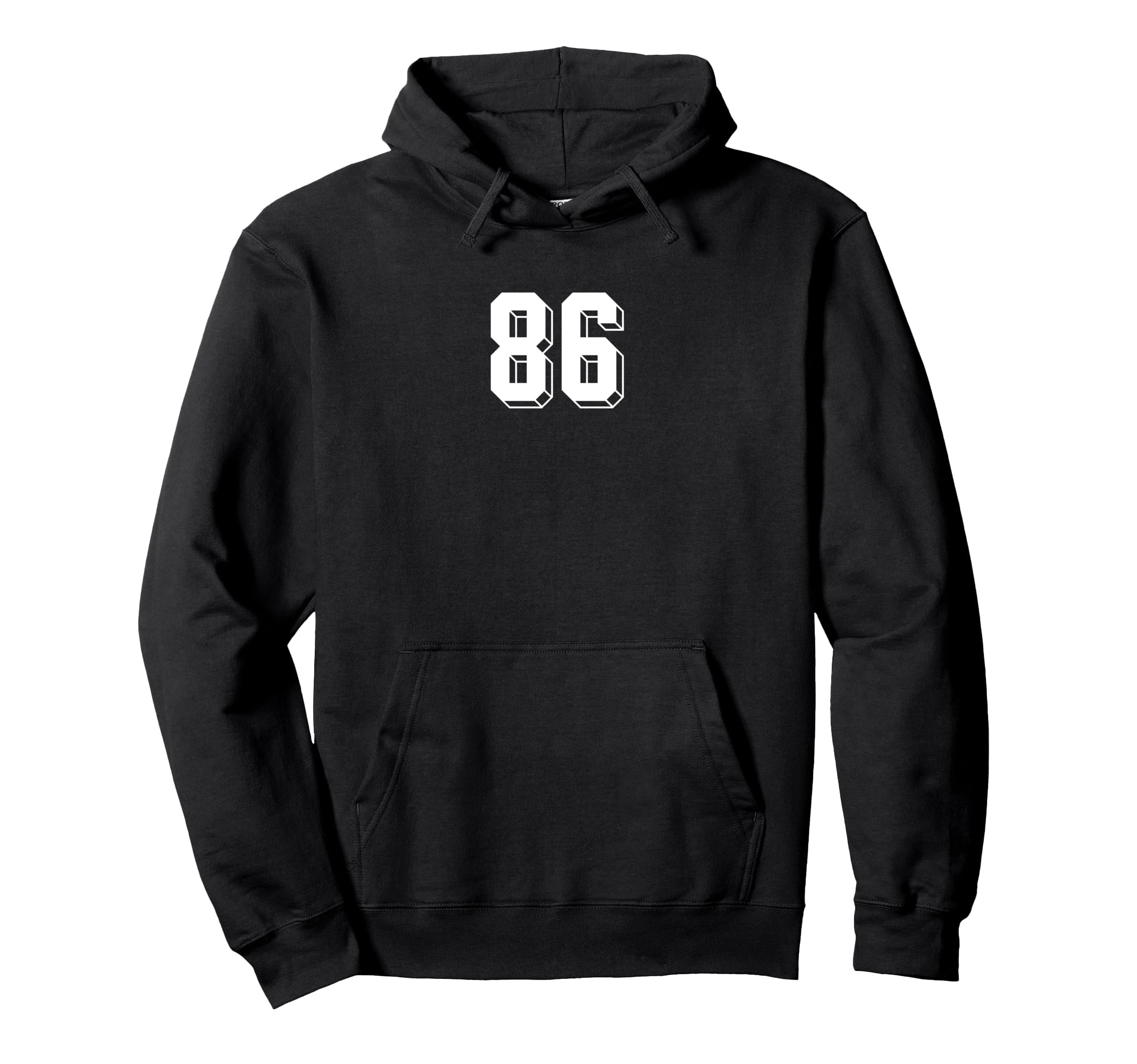 Number 86 80S 90S Soccer Team Jersey Hoodie - Aesthetic Graphic Unisex