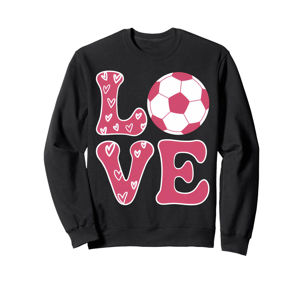 Soccer Players Funny Soccer Lover Sweatshirt - Minimalist Print Men Women