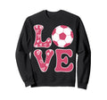 Soccer Players Funny Soccer Lover Sweatshirt - Minimalist Print Men Women