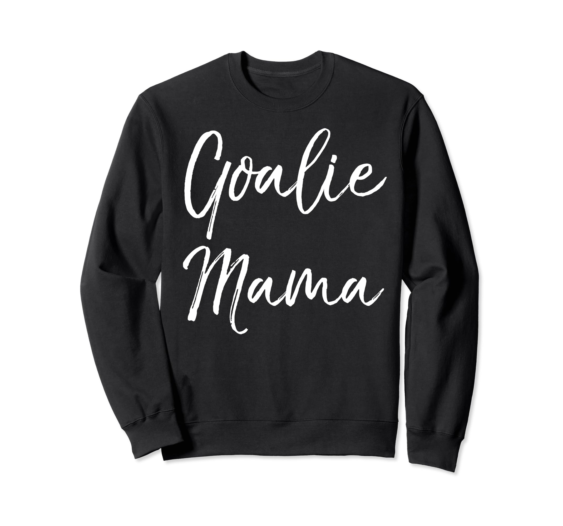 Goalie Mama Goalkeeper Mom Soccer Sweatshirt - Minimalist Print for Adults