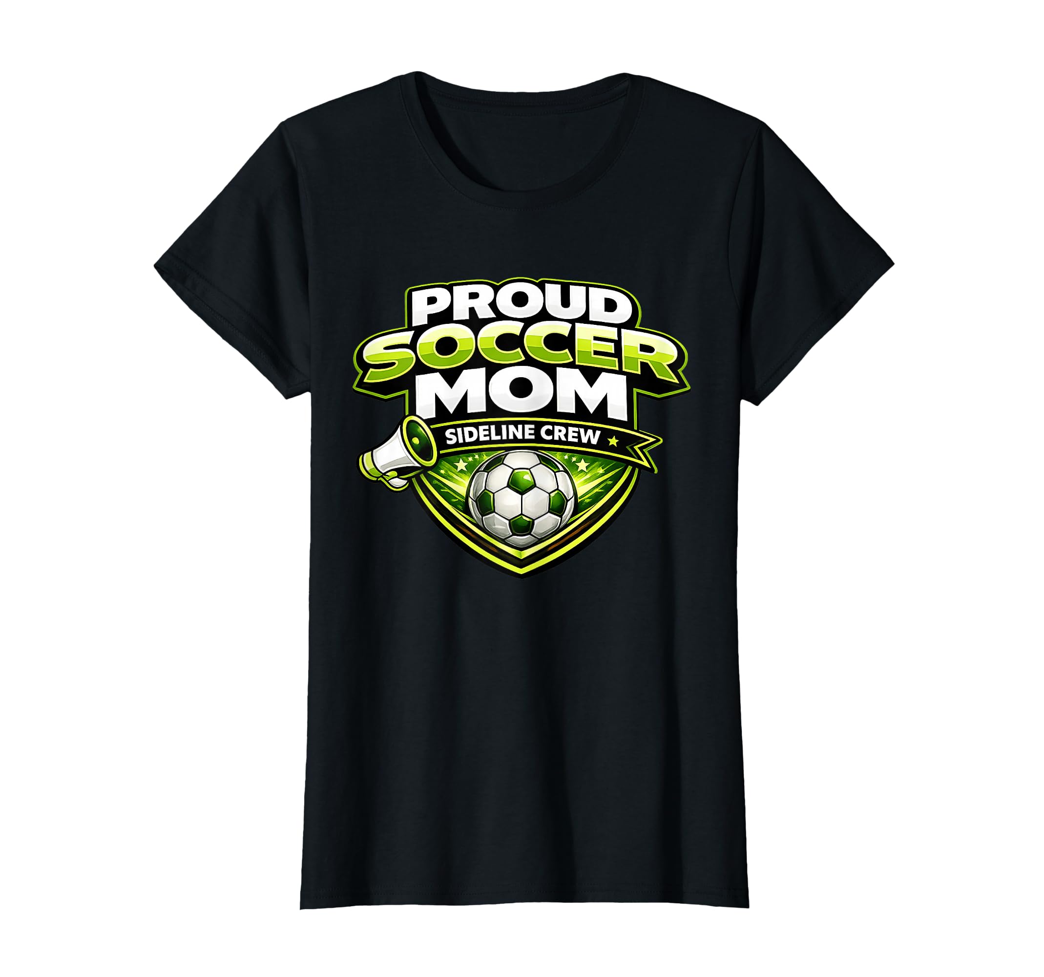 Soccer Mom Funny Sideline Crew Proud T-Shirt - Trendy Graphic for Adults