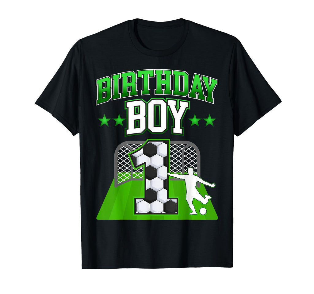 Soccer Themed Birthday Outfit 1 Year Old T-Shirt - Graphic Print Men Women