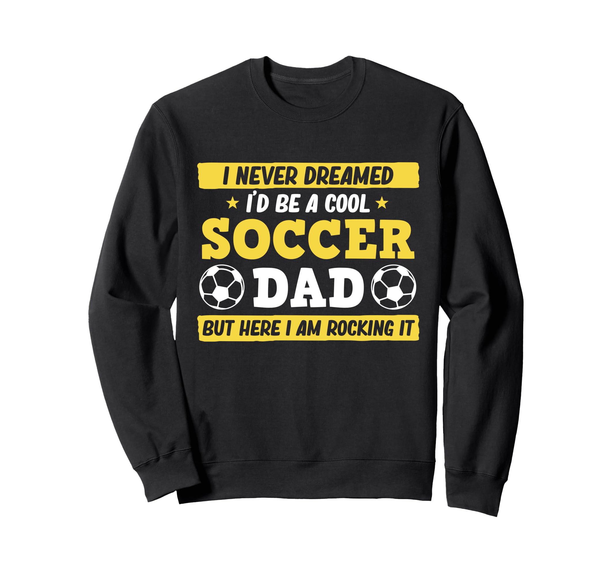 Soccer Dad Sports Player Expert Sweatshirt - Minimalist Print for Adults