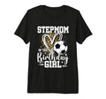 Stepmom Birthday Soccer Ball T-Shirt - Casual Everyday Wear Men Women