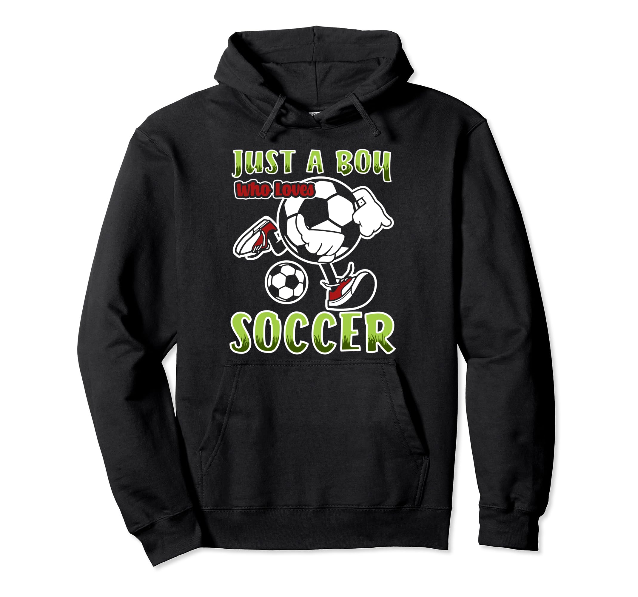 Just Who Loves Soccer Soccer Player Hoodie - Unique Graphic Men Women