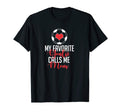 Soccer Player Football Game Goalie Mommy T-Shirt - Custom Art Print Unisex