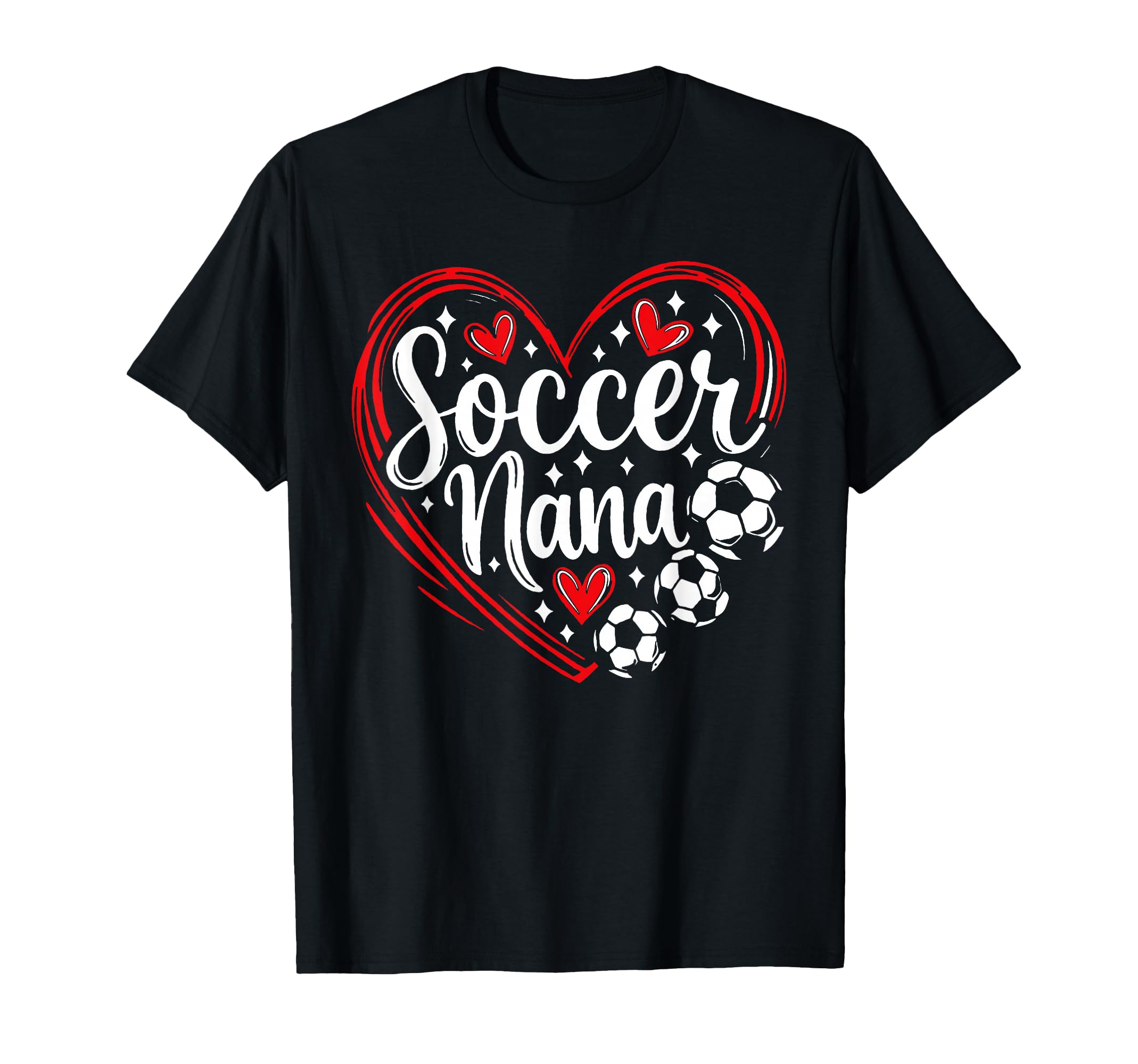 Soccer Nana Proud Grandma Soccer Love T-Shirt - Graphic Print Men Women