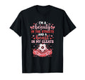 Beauty Streets Beast My Cleats Usa Flag T-Shirt - Unique Graphic Unisex