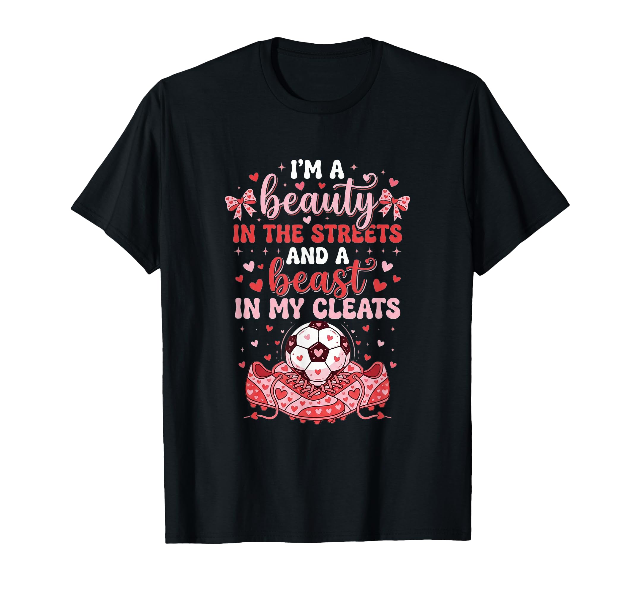 Beauty Streets Beast My Cleats Usa Flag T-Shirt - Unique Graphic Unisex