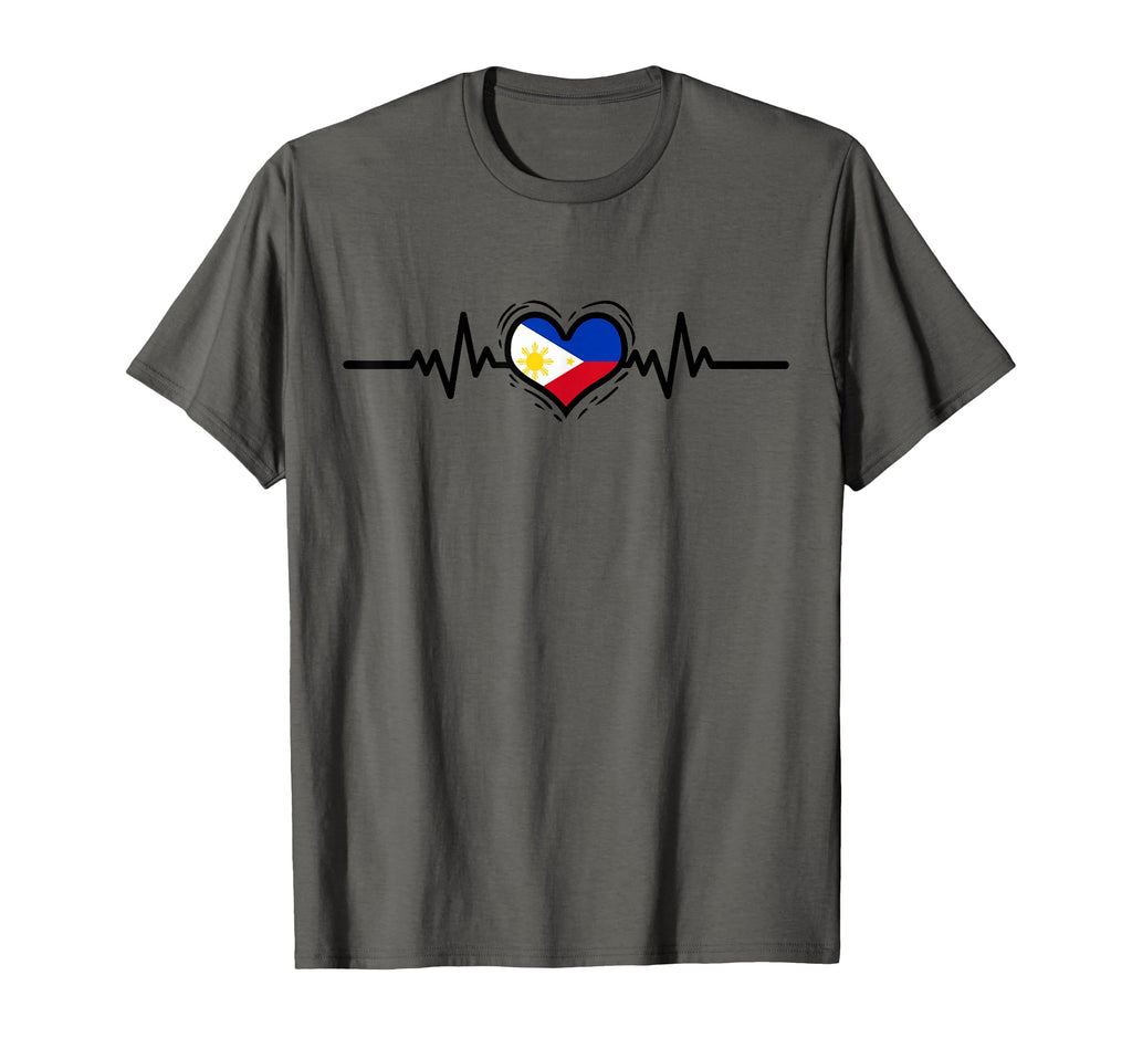 Heartbeat Filipino Roots T-Shirt - Casual Everyday Wear Unisex