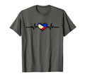 Heartbeat Filipino Roots T-Shirt - Casual Everyday Wear Unisex