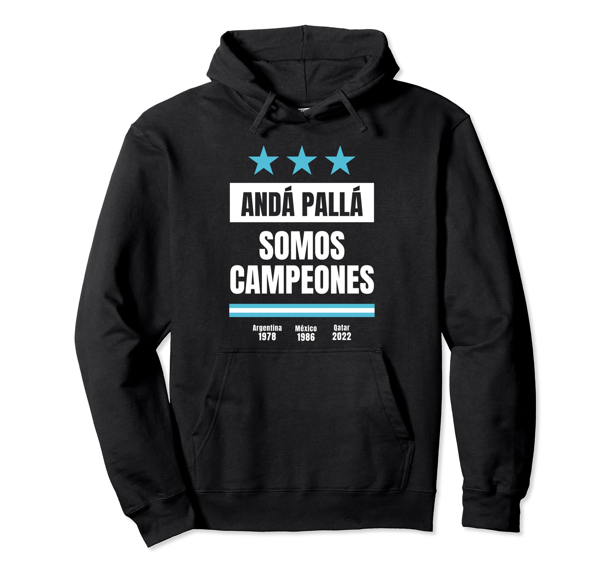 Argentina World Champion 2022 Soccer Hoodie - Streetwear Style for Adults